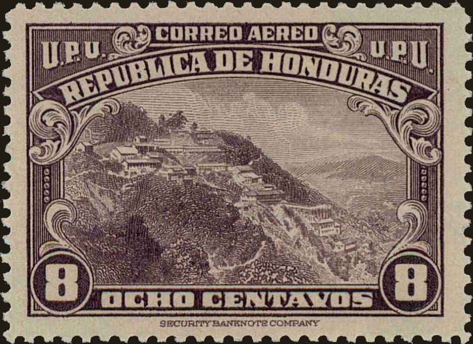 Front view of Honduras C132 collectors stamp