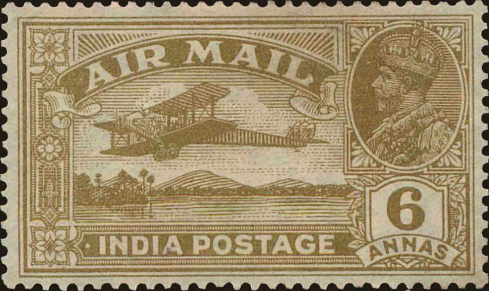 Front view of India C4 collectors stamp