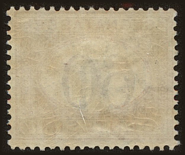 Back view of Italy JScott #11 stamp