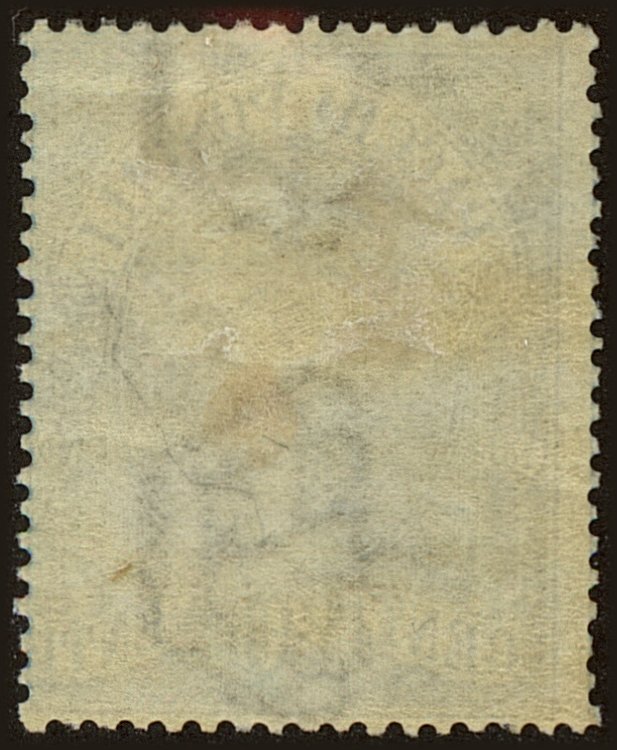 Back view of Italy QScott #2 stamp