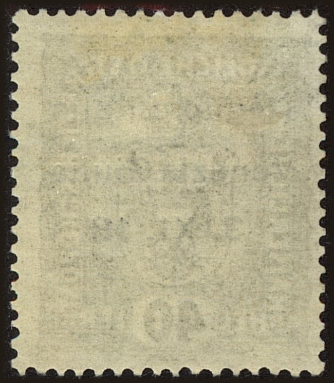 Back view of Austria NScott #10 stamp