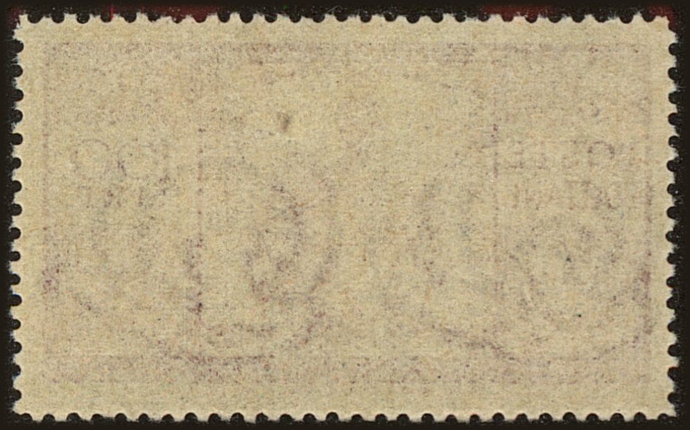 Back view of Italy Scott #477 stamp