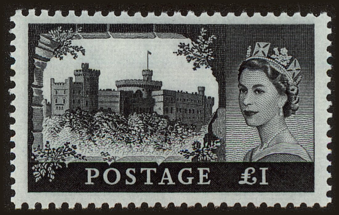 Front view of Great Britain 528 collectors stamp