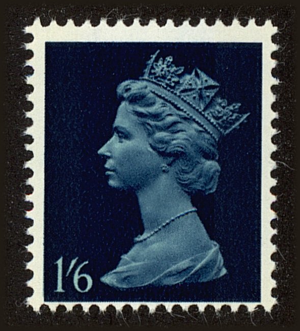 Front view of Great Britain MH16 collectors stamp