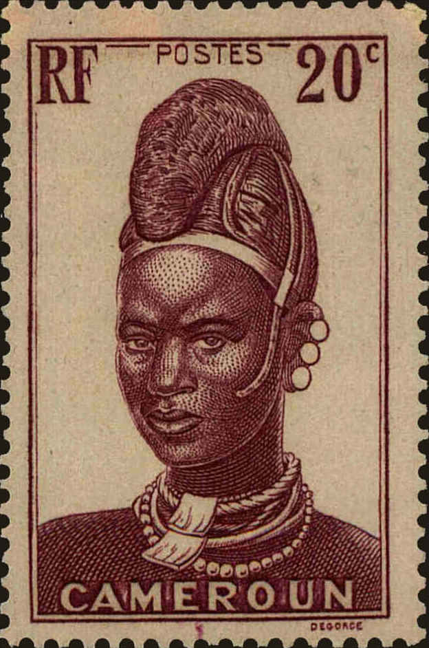 Front view of Cameroun (French) 231 collectors stamp