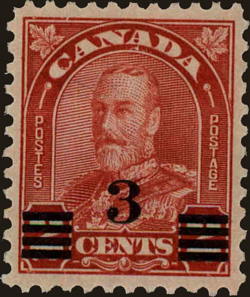 Front view of Canada 191 collectors stamp
